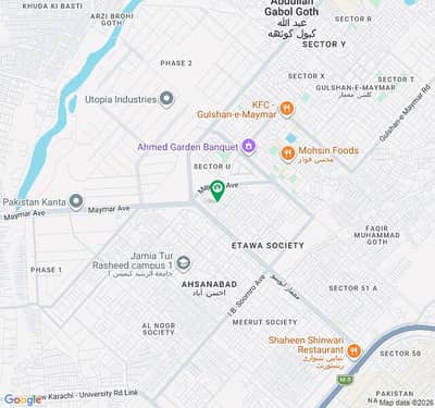 122 Yard Commercial Plot Mashriqui Society For Sale