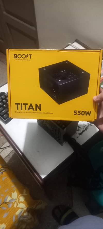 boost titan 550w. 6month warranty still available.