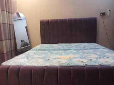 king size bed with mattress-Excellent condition
