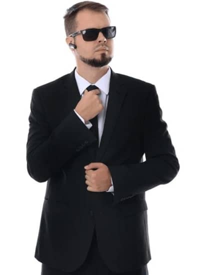 Close protection+gun man+bodyguard
