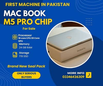 Apple Macbook pro M5 pro chip