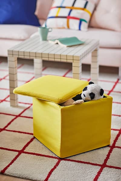 Kids Footstool with Storage,
