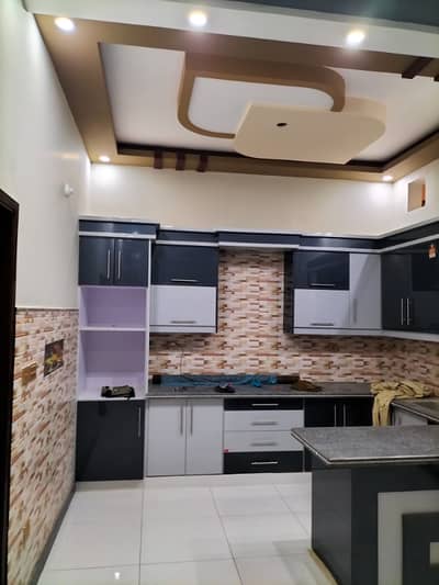 240 sq yards brand new portion for rent in state bank society