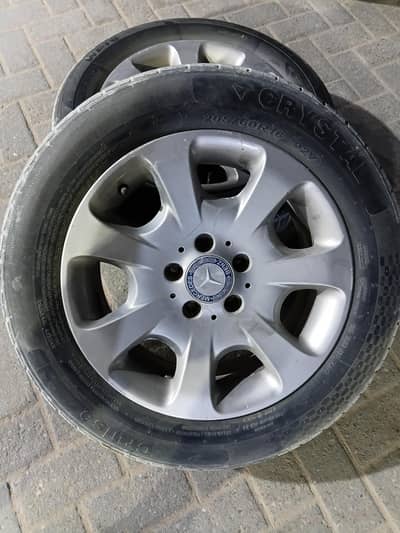 Mercedes Benz orignal allow Rims with Tyres