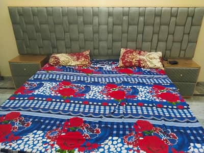 king bed set / 2side table/with mattress/dressing/showcase/wakeboar