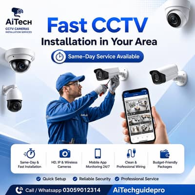 All CCTV Cameras Installation