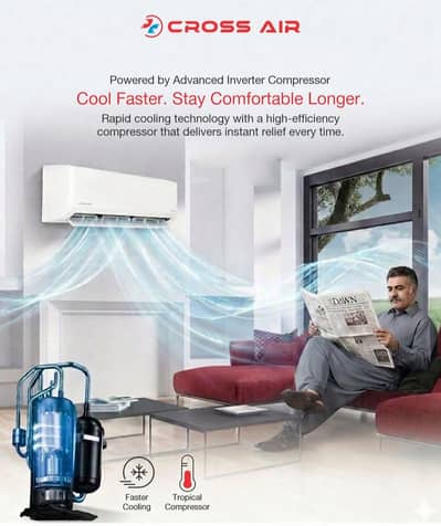 Cross Air 1.5 ton Inverter T3 Unit