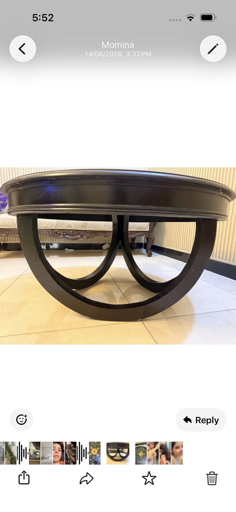 Lounge table elegance style 1