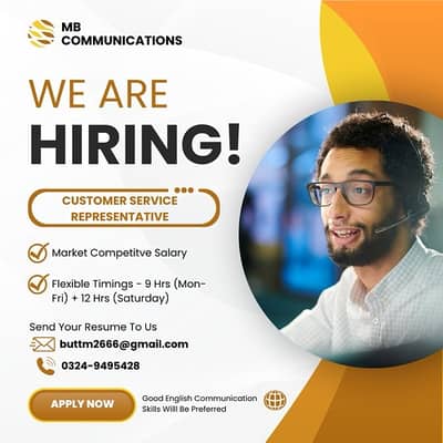 Need a person with good communication skills for inbound campaign