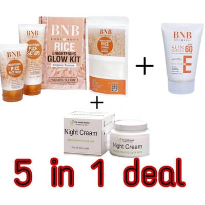5 in 1 facial glowing kit