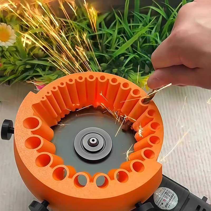 Drill Bit Sharpener Attachment for Angle Grinder 3