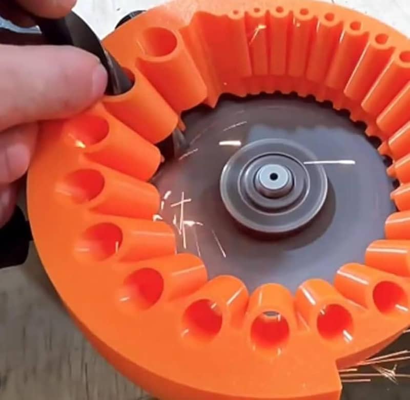Drill Bit Sharpener Attachment for Angle Grinder 4