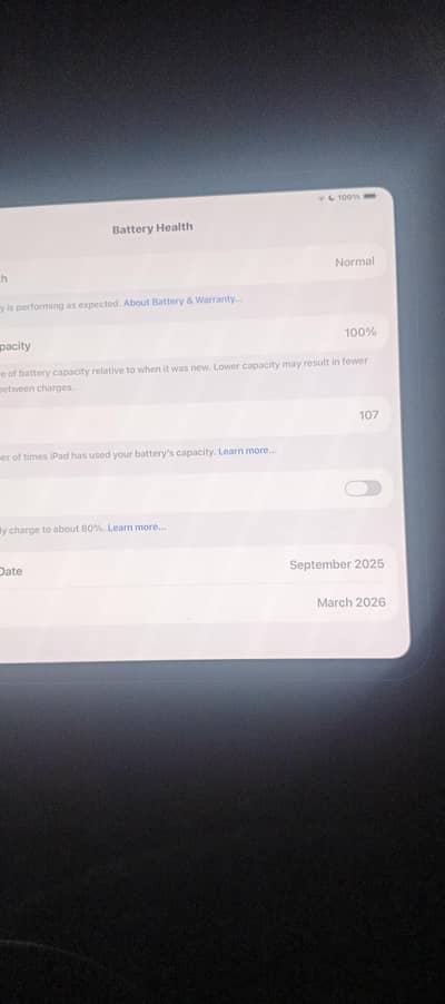 ipad m5 11 inch box Sara saman he 10/10 condition 107 sycal cont