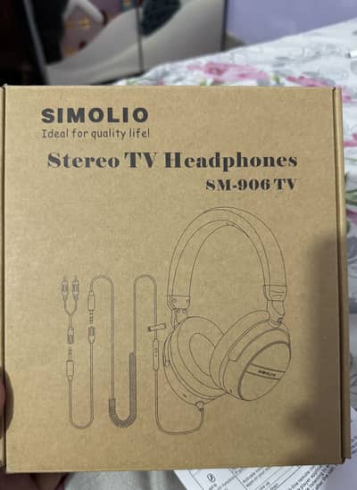 SIMOLIO SM-906 Long Wire Headphones for TV