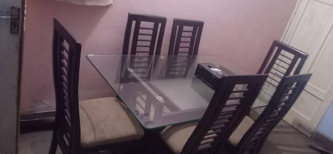 Dining table for sale with chairs