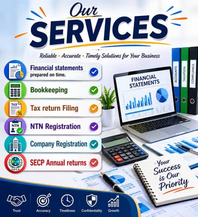 ACCOUNTING, BOOKKEEPING, FINANCIAL STATEMENTS PREP AND TAX RETURN