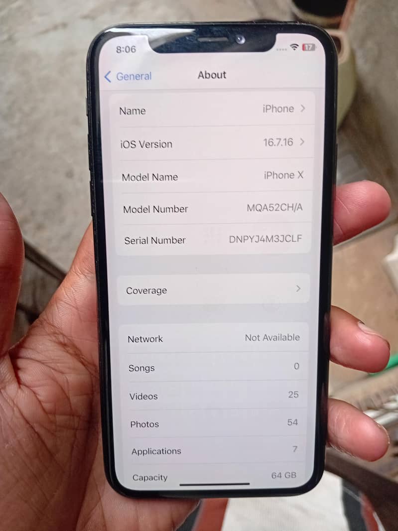 Apple iPhone X 7