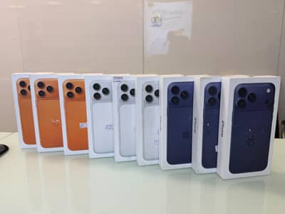 iPhone 17 pro max white 295k orange 278k blue 270k JV Box pack