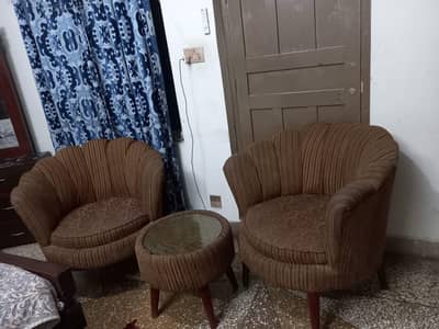 Coffee Set (2 Chairs and 1 table )