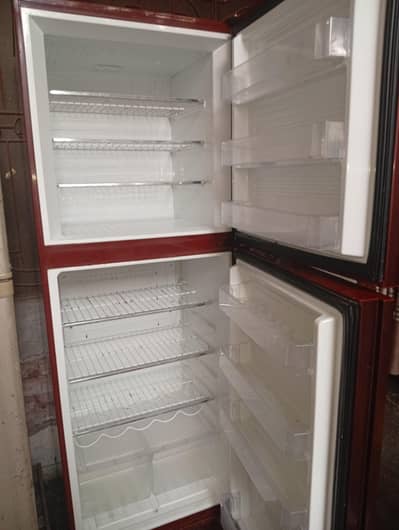 PEL Jumbo Refrigerator Glass Door Maroon – Excellent Cooling