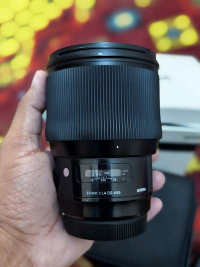 Sigma 85mm 1.4 art Canon