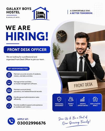 Front Desk Officer