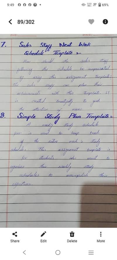 Assignment writing