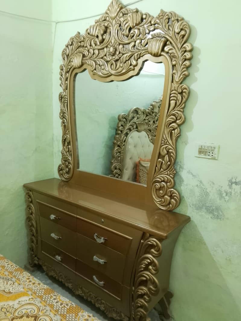 Bed, Side Table, Dressing Table & Iron Table 2