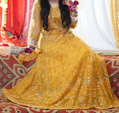 Mehndi bridal outfit