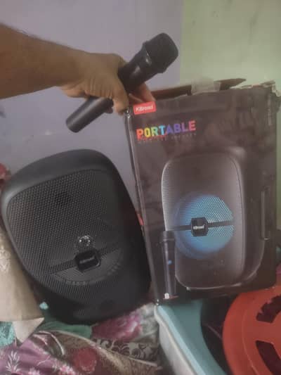 kta brand 8 inch speaker charging 2.3 hour
