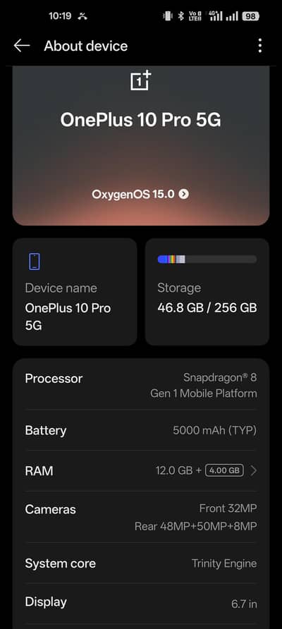 One Plus 10 Pro