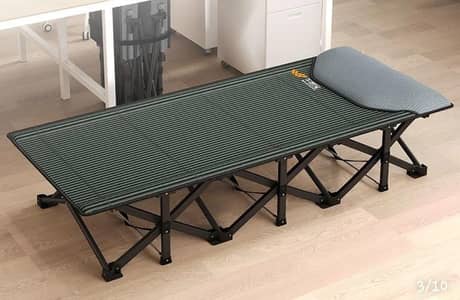 Folding bed for tour
