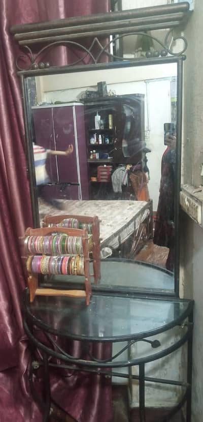 Urgent sale iron dressing table