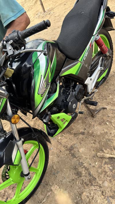 Honda CB 150F black green full modified best sound