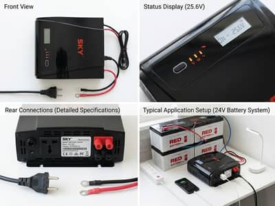 Sky-111 1000AV UPS /Hybrid Solar Inverter,