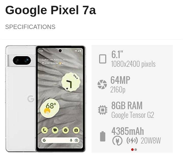 Google Pixel 7a 0