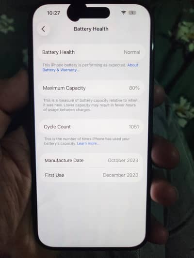 Apple iPhone 15 Pro Jv with box 128 gb