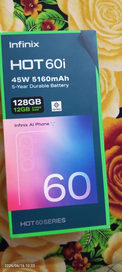 Infinix HOT 60i (6+6/128) ,03704088597