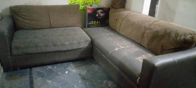 L shaped sofa for urgent sale