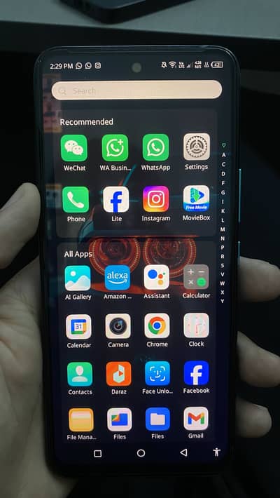 Infinix Hot 12 Play 4+4 /64 original charger or Box Exchange possible