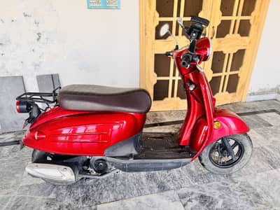 Red Petrol Scooty 2025 year | Low Mileage | Neat & Clean Condition