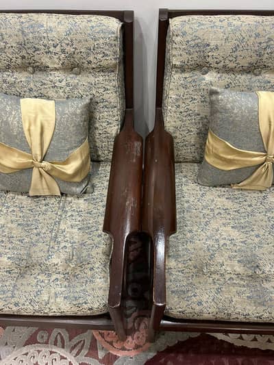 Solid wood sofa