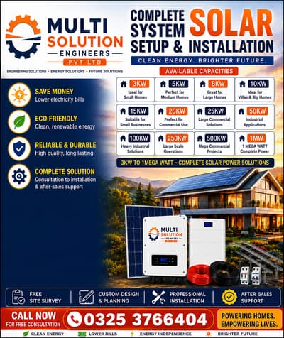 Solar System – Complete Energy Solution for Home & Business