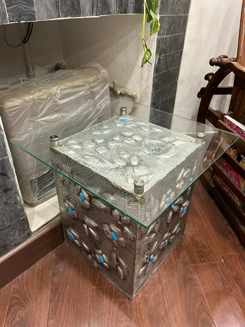 Foil work table lamp set 1