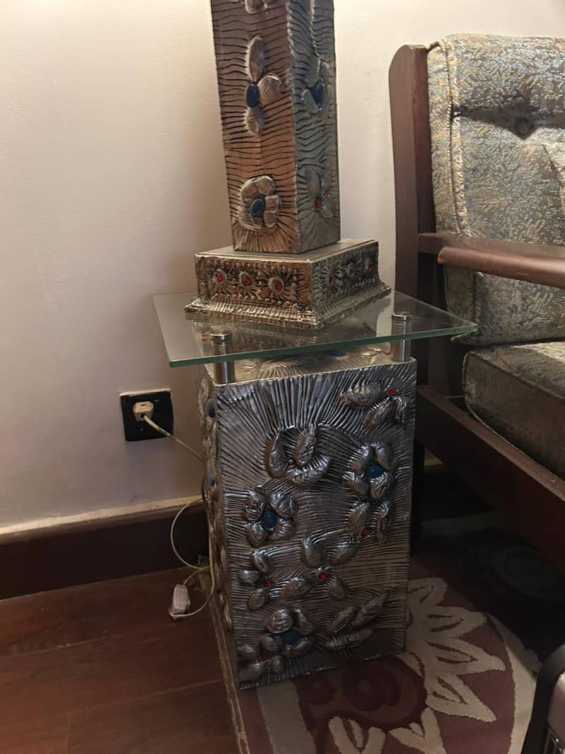 Foil work table lamp set 6