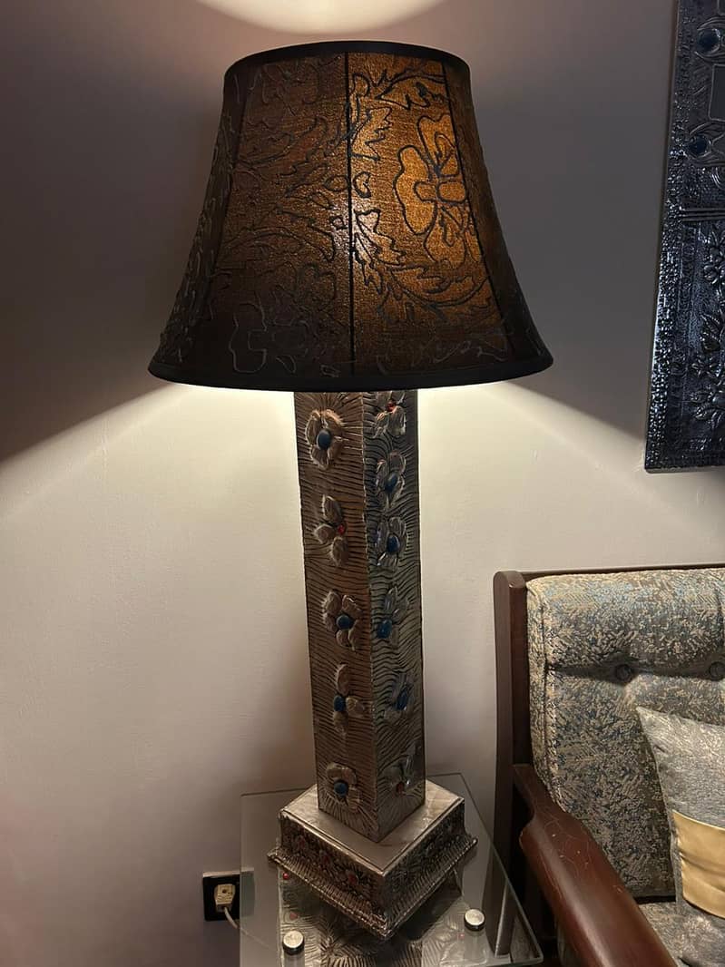 Foil work table lamp set 8