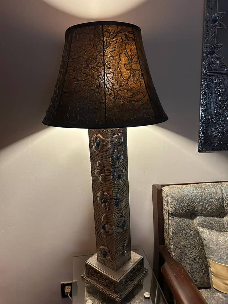 Foil work table lamp set 9