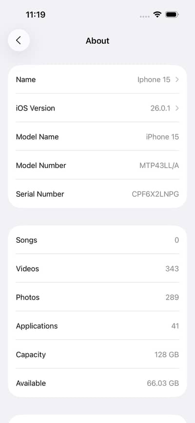 Apple iPhone 15