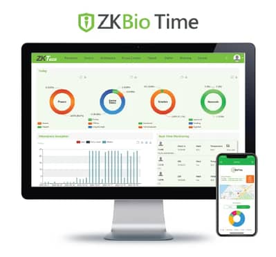 Zkteco Time Attendance Software Biotime License Zkte Cloud Software ZK