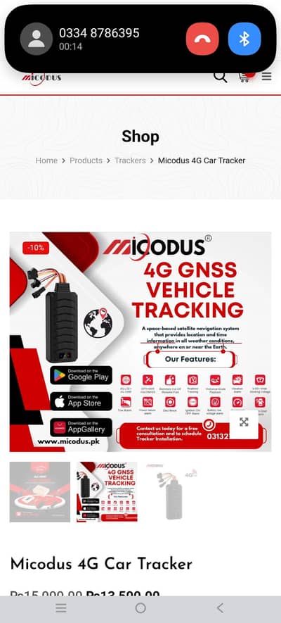 Micodus 4g Tracker